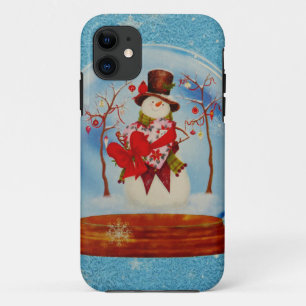 Etui iPhone Case-Mate Snowman dans le monde des neiges