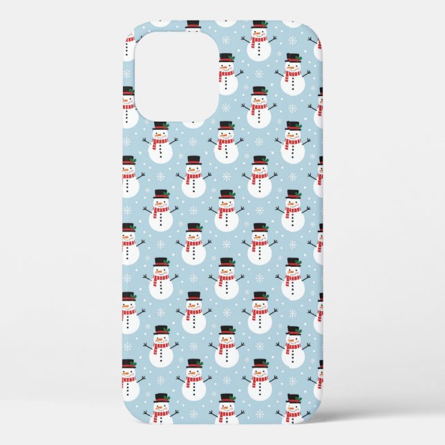 Coques Case-Mate iPhone Snowman pattern (Verso)