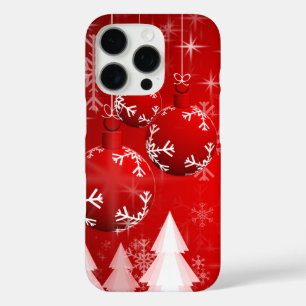 Coques iPhone 16 Pro Snowmans & Snowflakes Motif sans couture