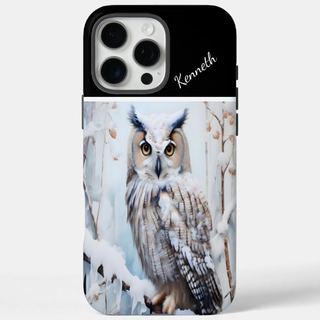 Coques Case-Mate iPhone Snowy Owl's Winter Perch (Verso)