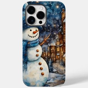 Coque Pour Pour iPhone 14 Pro Max Snowy Winter Town Wonderland