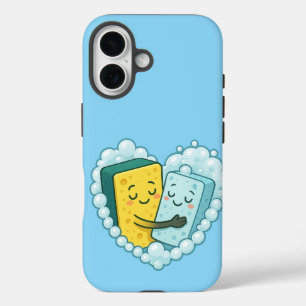 Coques iPhone 16 Soapy Love - Éponge & Dish Soap