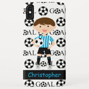 Etui iPhone Case-Mate Soccer Boy personnalisé Objectif 1