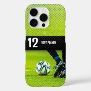 Coques iPhone 16 Pro Soccer Football meilleur joueur No.