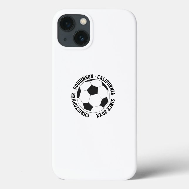 Coques Case-Mate iPhone Soccer personnalisé (Verso)