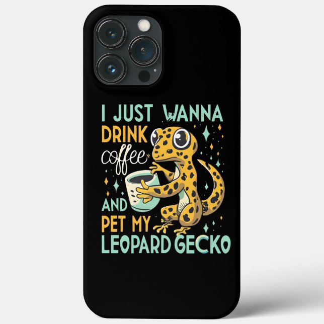 Coques Case-Mate iPhone Société de caféine : Léopard Gecko Bliss de café (Verso)