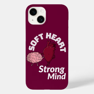 Coque Pour iPhone 14 Soft Heart Fort Mind   Force Minutieuse Ca