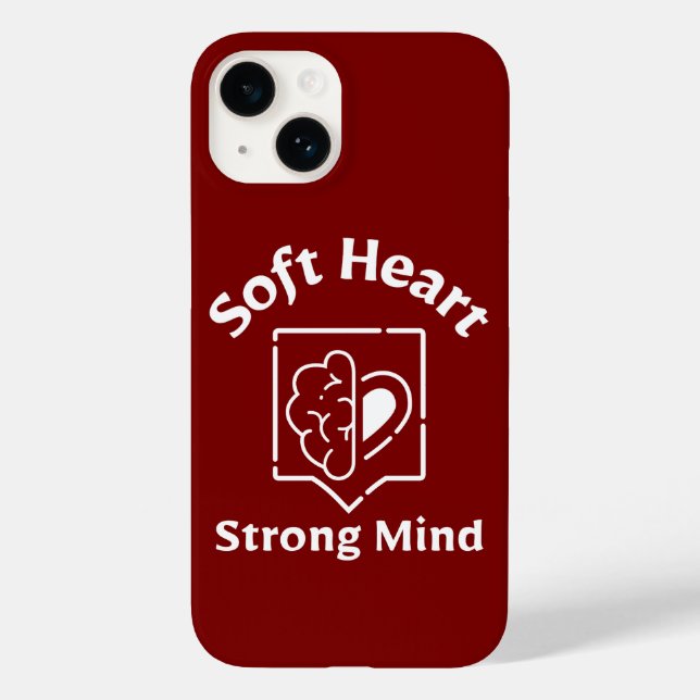 Coques Case-Mate iPhone Soft Heart Strong Mind Phone Case (Verso)