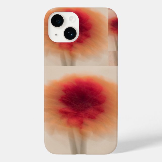 Coques Case-Mate iPhone Soft Red Floral Collage iPhone Case (Verso)