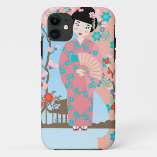Coque iPhone 11 Soirée de Geisha girl