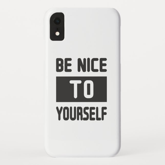 Coques Case-Mate iPhone Sois gentil avec toi-même (Dos)
