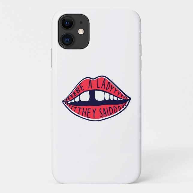 Coques Case-Mate iPhone Sois Une Dame Dit-On (Dos)