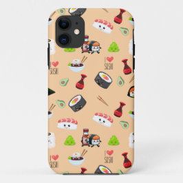Case-Mate iPhone Case Soja amoureux mignon jaune Kawaii Sushi