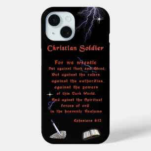 Coque Pour iPhone 15 Soldats chrétiens