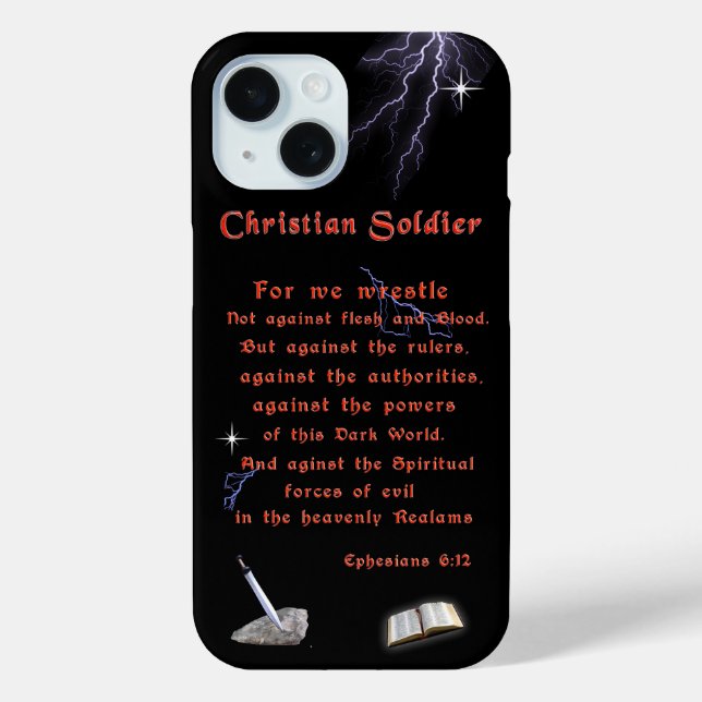 Coques Case-Mate iPhone Soldats chrétiens (Verso)