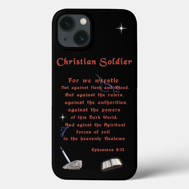 Coques Case-Mate iPhone Soldats chrétiens (Verso)
