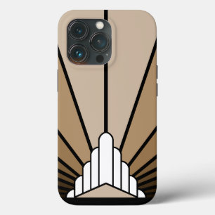 Case-Mate iPhone Case Soleil Art déco bronzé