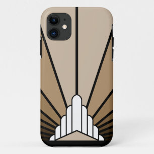 Case-Mate iPhone Case Soleil Art déco bronzé