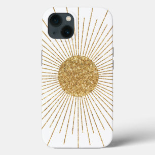 Case-Mate iPhone Case Soleil brillant or blanc moderne