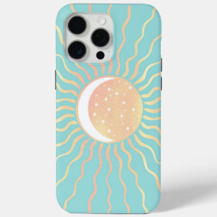 Coque iPhone 15 Pro Max Soleil Et Lune