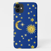 Soleil, lune et étoiles
