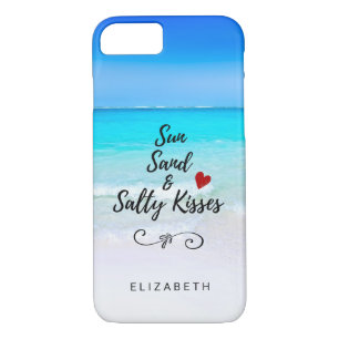 Coques Pour iPhone Soleil Sable et Salty Baisers Tropical Beach Custo