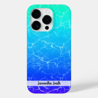 Coque Pour iPhone 14 Pro Soleil tropical et multicolore Eau cristalline