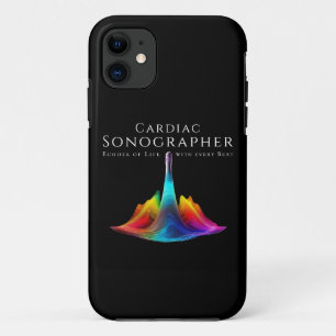 Case-Mate iPhone Case Sonographe Cardiaque Colorée Ondes Ultrasoniques