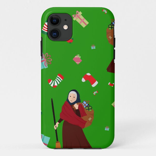 Coques Case-Mate iPhone sorcière de noël Befana (Dos)