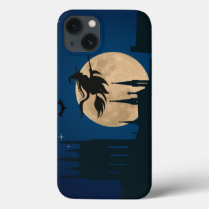 Etui iPhone 13 Sorcière de vol de Halloween