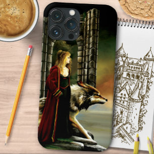 Case-Mate iPhone Case Sorcière Mystique Loup Gardien Pierre Portail