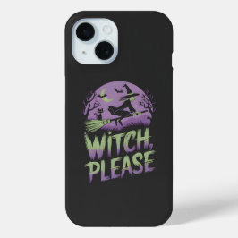 Coque Pour iPhone 15 Sorcière S'Il Vous Plaît | Festival d'Halloween