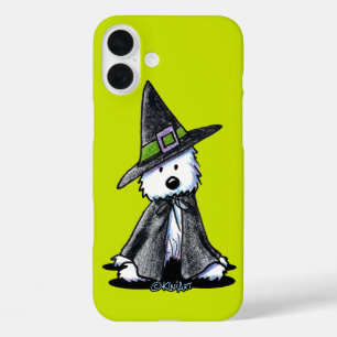 Coques iPhone 16 Plus Sorcière Westie KiniArt
