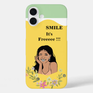 Coques iPhone 16 Plus Souriez, c'est gratuit.