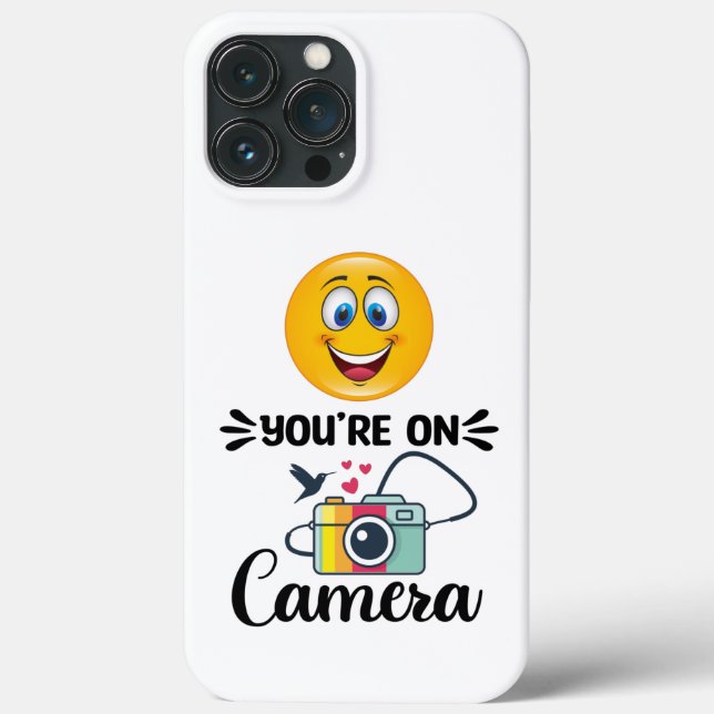 Coques Case-Mate iPhone Souriez ! Vous Êtes Sur Caméra (Verso)