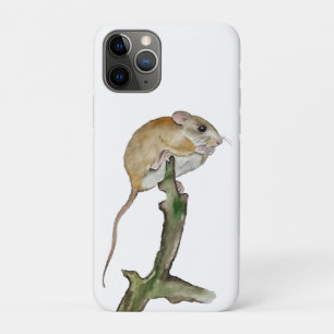 Case-Mate iPhone Case Souris aquarelle réaliste dans l'arbre
