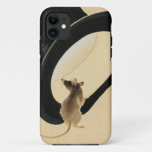 Coque iPhone 11 Souris Top Hat Rat Chinois Année Zodiac Anniversai
