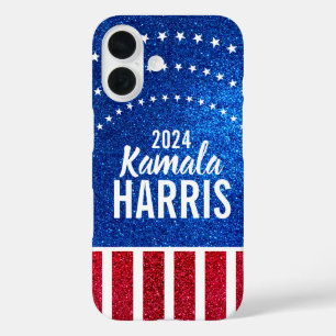 Coques iPhone 16 Soutenez Kamala Harris 2024 Progrès et unité