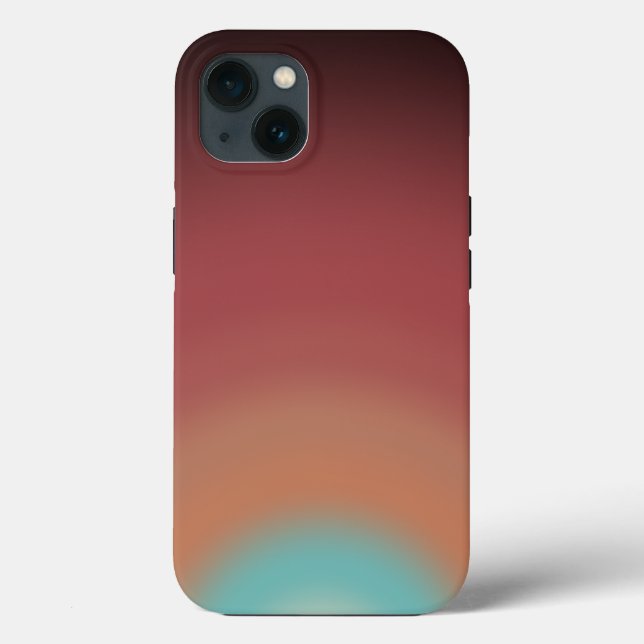 Coques Case-Mate iPhone Southwestern Southwest Desert Rainbow Art Design (Verso)