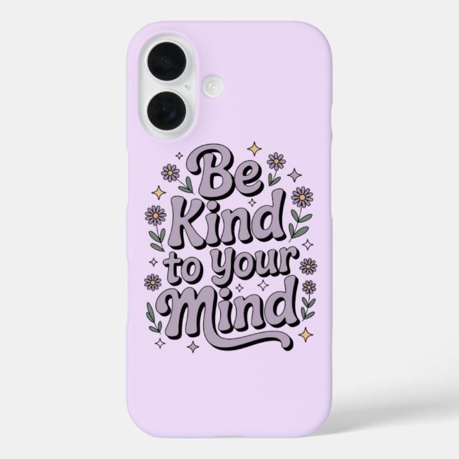 Coques Case-Mate iPhone Soyez gentil avec votre esprit - Téléphone protect (Verso)