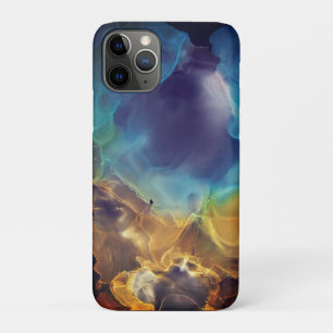 Case-Mate iPhone Case Space Nebula bleu jaune Alcool art