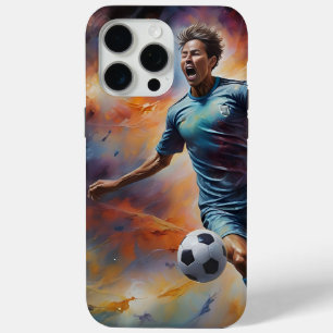 Coque iPhone 15 Pro Max Spatiale Nebula Soccer
