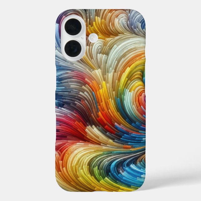 Coques Case-Mate iPhone Spectre Abstrait contemporain (Verso)