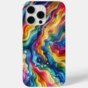 Coque iPhone 15 Pro Max Spectre arc-en-ciel, caméra arc-en-ciel, multicolo