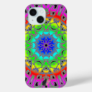 Coque Pour iPhone 15 Spectre Fort Glyphes