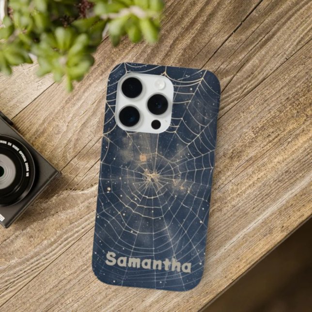 Coques Case-Mate iPhone Spider céleste Web Gothique étoile nuit (Celestial Spider Web Gothic Starry Night iPhone 15 Pro Case)