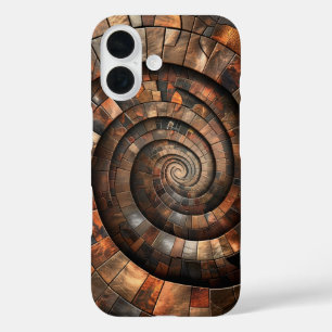 Coques iPhone 16 Spirale métallique
