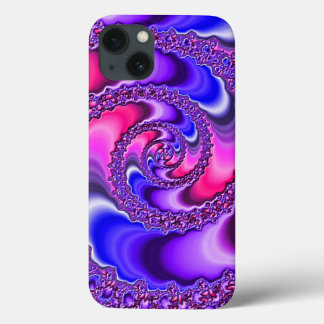 iPhone 13 Coque Spirale pourpre