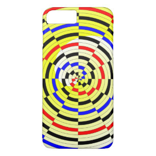 Coque iPhone 8 Plus/7 Plus Spirales jaunes par Kenneth Yoncich