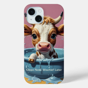 Coque Pour iPhone 15 Splish Splash Cute Funny Citations